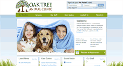 Desktop Screenshot of oaktree-animalclinic.com